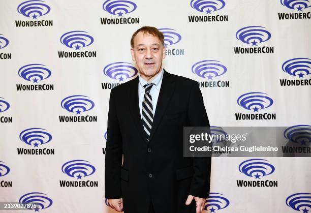 Sam Raimi poses after the "Boy Kills World" film panel during 2024 WonderCon at Anaheim Convention Center on March 30, 2024 in Anaheim, California.