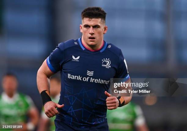 Dublin , Ireland - 6 April 2024; Dan Sheehan of Leinster during the Investec Champions Cup Round of 16 match between Leinster and Leicester Tigers at...