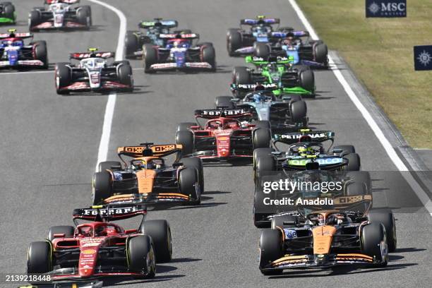 Max Verstappen, Oracle Red Bull Racing RB19 Honda RBTP, Sergio PEREZ Oracle Red Bull Racing RB19 Honda RBTP, Landon Norris McLaren MCL38 Mercedes,...