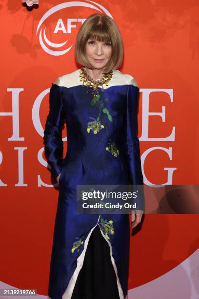 Anna Wintour attends the 2024 Hope Rising Benefit at The Ziegfeld Ballroom on April 04, 2024 in New York City.