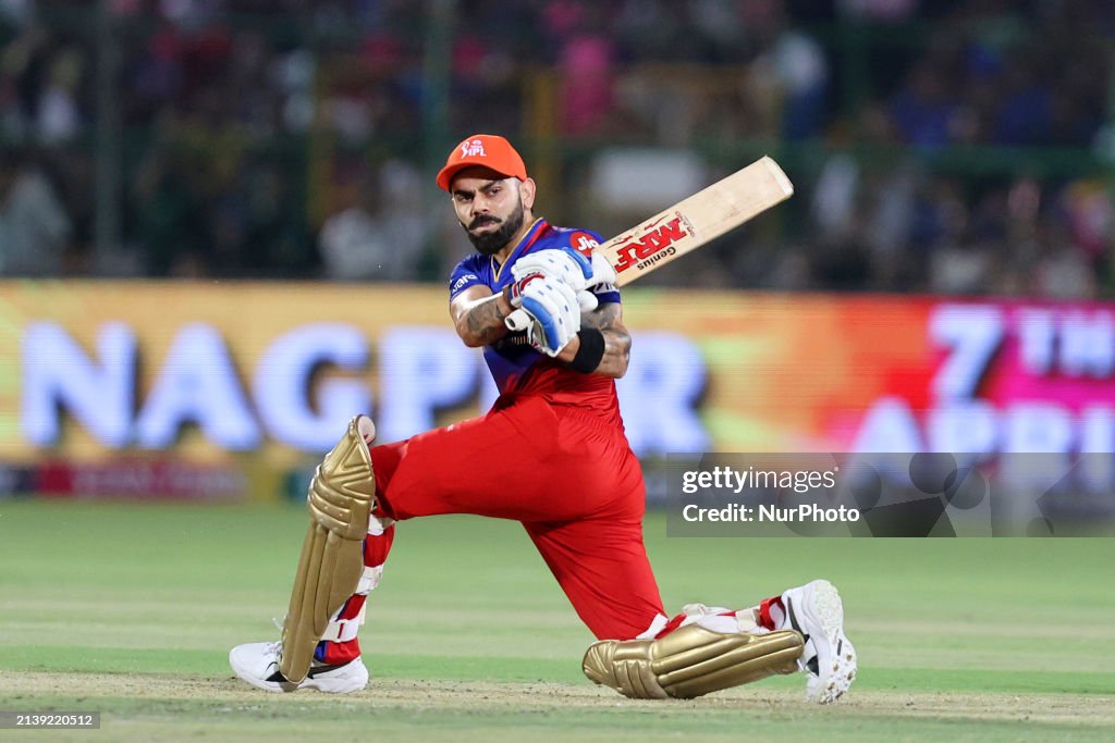 Virat Kohli of Royal Challengers Bengaluru is playing a shot during ...