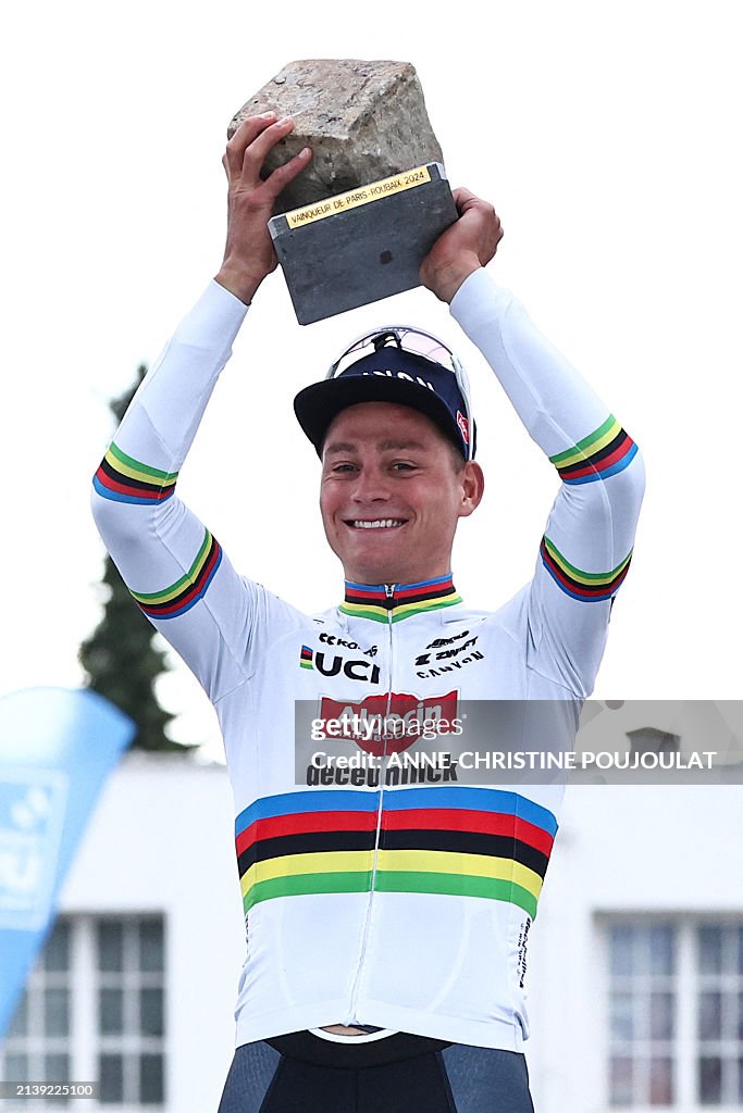 Dutch Rider Alpecin - Deceuninck team's Dutch rider Mathieu Van Der Poel... News ...