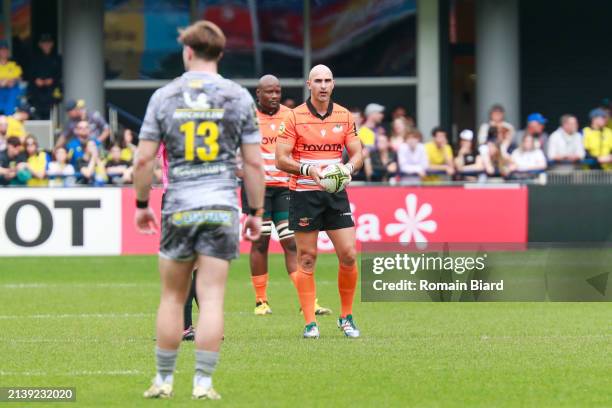 Ruan PIENAAR of Cheetahs during the EPCR Challenge Cup match between Clermont and Cheetahs at Stade Marcel Michelin on April 6, 2024 in...