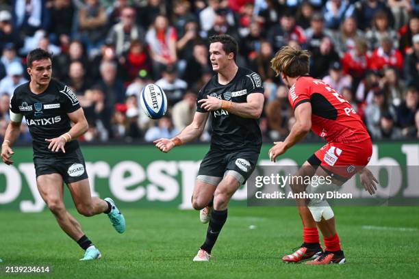 Tristan TEDDER of Racing 92 during the Investec Champions Cup match between Toulouse and Racing 92 at Stade Ernest-Wallon on April 7, 2024 in...