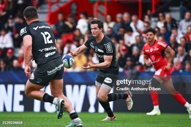 Tristan TEDDER of Racing 92 during the Investec Champions Cup match between Toulouse and Racing 92 at Stade Ernest-Wallon on April 7, 2024 in...