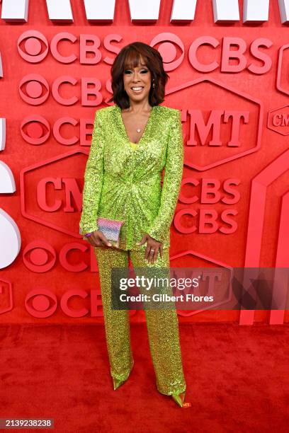 Gayle King at the 2024 CMT Music Awards held at the Moody Center on April 7, 2024 in Austin, Texas.