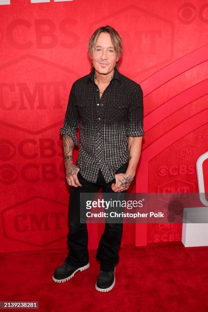 Keith Urban at the 2024 CMT Music Awards held at the Moody Center on April 7, 2024 in Austin, Texas.