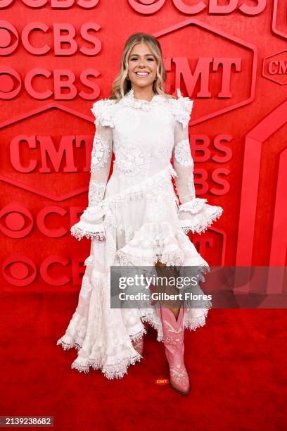 Anne Wilson at the 2024 CMT Music Awards held at the Moody Center on April 7, 2024 in Austin, Texas.