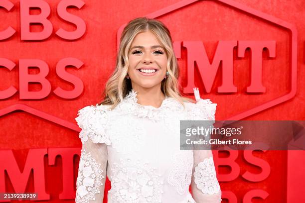 Anne Wilson at the 2024 CMT Music Awards held at the Moody Center on April 7, 2024 in Austin, Texas.
