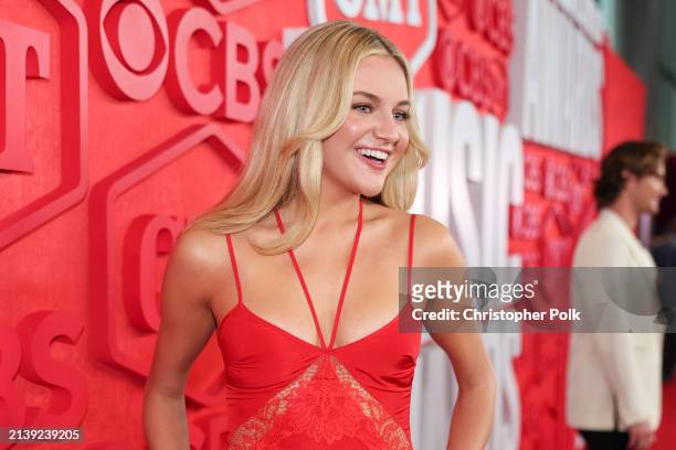 Kelsea Ballerini at the 2024 CMT Music Awards held at the Moody Center on April 7, 2024 in Austin, Texas.