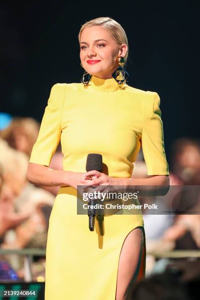 Kelsea Ballerini at the 2024 CMT Music Awards held at the Moody Center on April 7, 2024 in Austin, Texas.