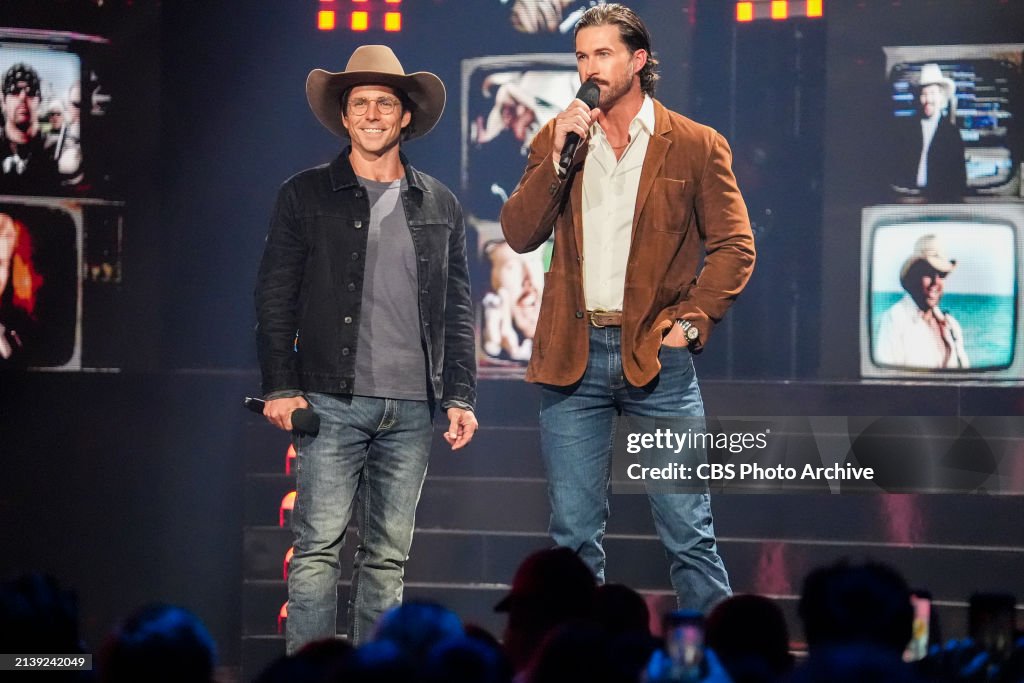 Lukas Riley Lukas Nelson and Riley Green at the 2024 CMT Music Awards in Austin ...