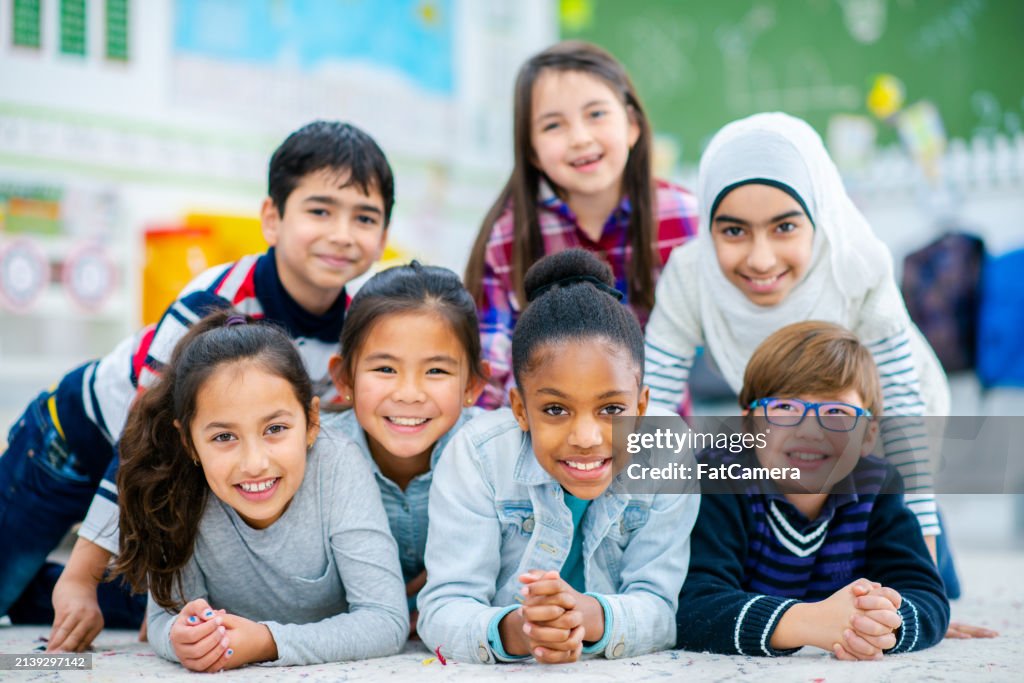 Porträt der Grundschulklasse