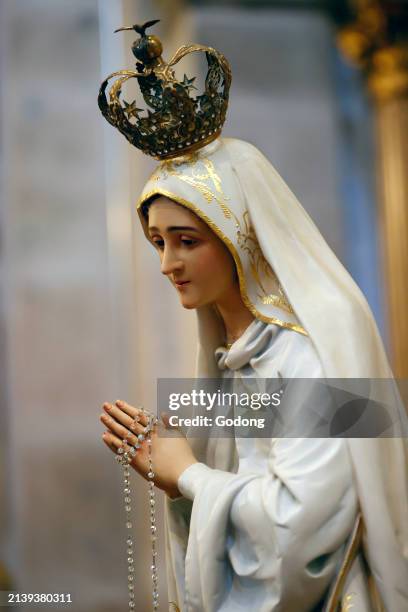 Sanctuary of Bom Jesus do Monte. Our Lady of Fatima. Braga. Portugal.