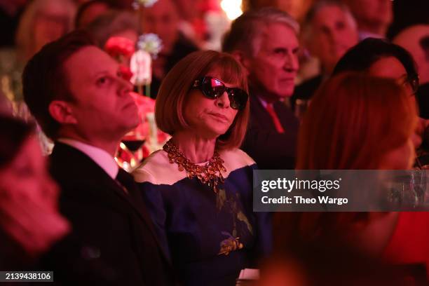 Anna Wintour attends the AFTD 2024 Hope Rising Benefit on April 04, 2024 in New York City.
