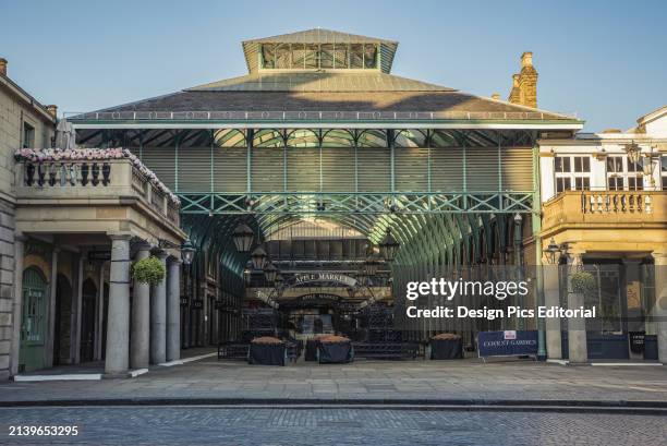 Covent Garden at evening rush hour during the national lockdown, Covid-19 World Pandemic; London, England