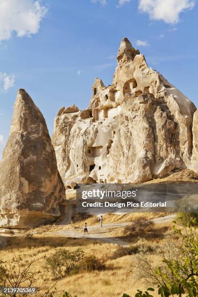 Fairy Chimneys In Rose Valley. Cappadocia, Turkey.