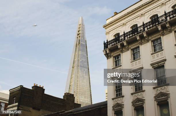 View of The Shard Skyscraper From Borough High Street. London, England.