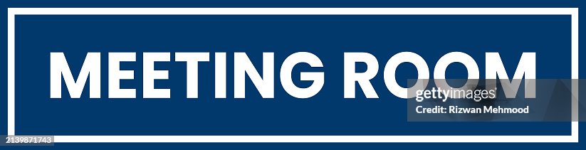 Conference Room Sign Vector Meeting Room Meeting Room Sign Sticker Label Banner High-Res Vector ...