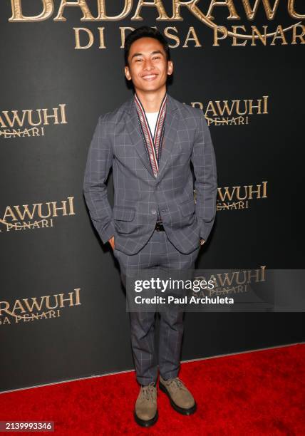 Ardit Erwandha attends the Los Angeles special screening of "Badarawuhi di Desa Penari" at AMC Century City 15 on April 04, 2024 in Century City,...