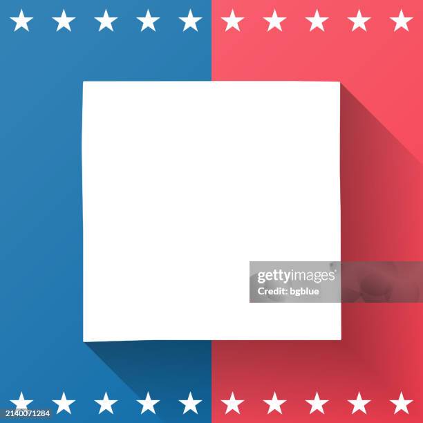 walworth county, wisconsin. map on blue and red background - walworth county wisconsin stock illustrations