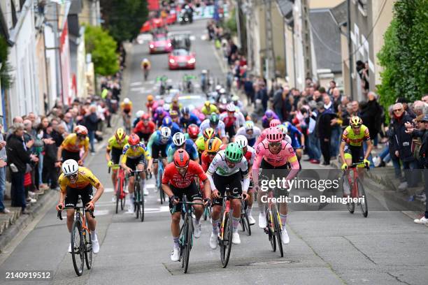 Alexandre Delettre of France and Team St Michel - Mavic - Auber93, Clement Venturini of France and Team Arkéa - B&B Hotels, Ben Healy of Ireland and...