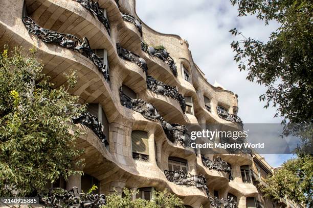 The Gaudi building was finished in February 1914. As with many other Gaudi works, this was made a UNESCO World Heritage site in 1984. Bercelona,...