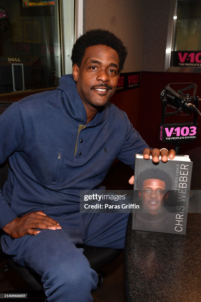 Celebrities Visit V-103 Atlanta - April 5, 2024