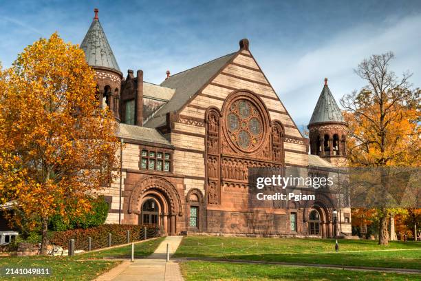 princeton new jersey ivy league university campus richardson auditorium usa - princeton new jersey stock pictures, royalty-free photos & images