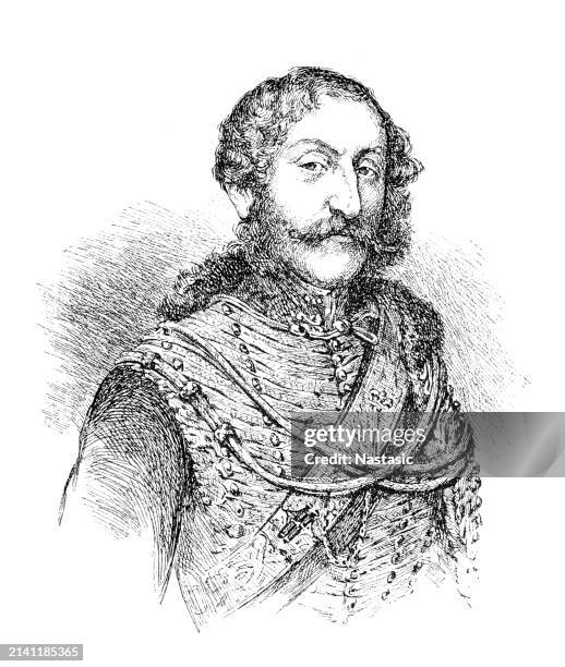 lieutenant general james thomas brudenell, 7th earl of cardigan - earl stock illustrations