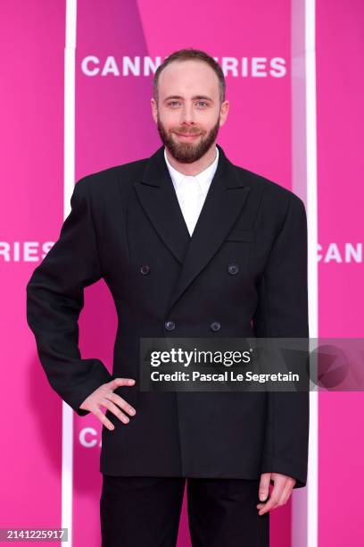 Tristan Lopin attends the Opening Ceremony "Pink Carpet" at the 7th Canneseries International Festival on April 05, 2024 in Cannes, France.