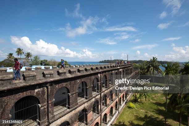 Former British prison, the Cellular Jail now serves as a shrine to the political dissidents it once imprisoned, Port Blair, Andaman and Nicobar...
