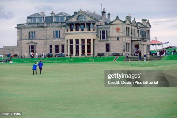 St. Andrews golf course in Scotland, 'the Home of Golf'. St. Andrews, Fife, Scotland.