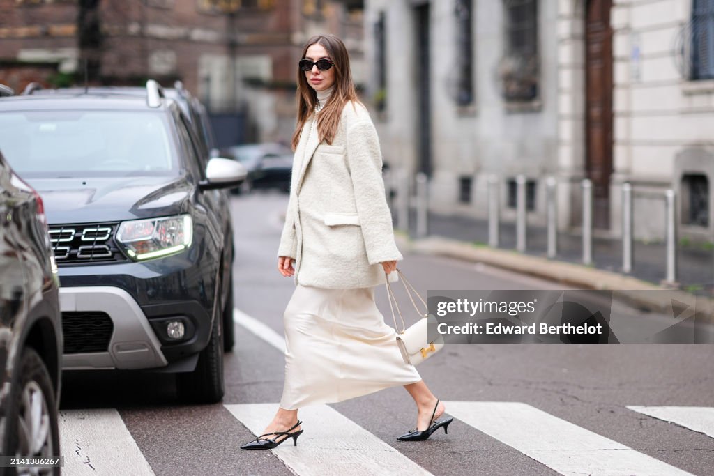 Street Style - Day 4 - Milan Fashion Week - Womenswear Fall/Winter 2024-2025