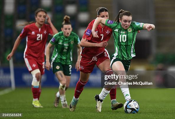 Northern Ireland v Malta - UEFA EURO 2025 Women's Qualifiers Northern Ireland v Malta - UEFA EURO 2025 Women's Qualifiers