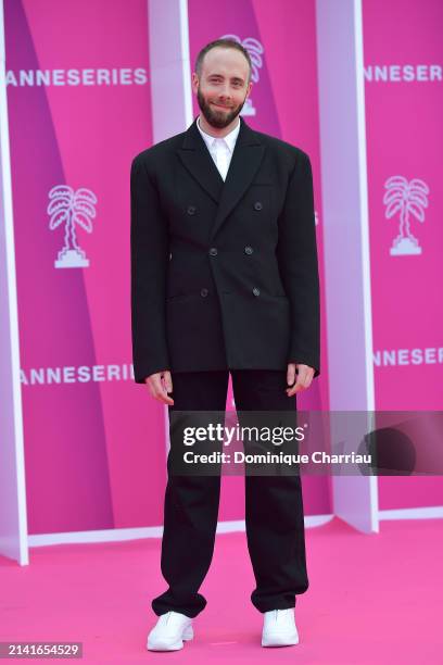 Tristan Lopin attends the Opening Ceremony of the 7th Canneseries International Festival on April 05, 2024 in Cannes, France.