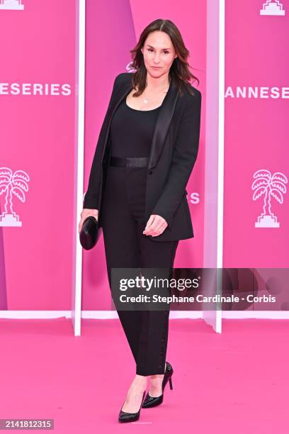 Vanessa Demouy attends the Opening Ceremony during the 7th Canneseries International Festival on April 05, 2024 in Cannes, France.