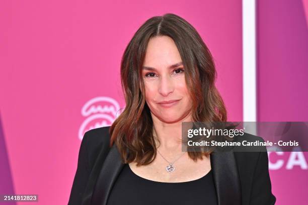Vanessa Demouy attends the Opening Ceremony during the 7th Canneseries International Festival on April 05, 2024 in Cannes, France.