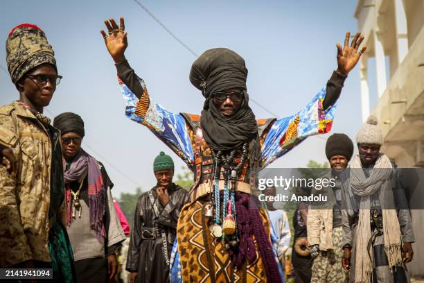 Followers of the Baye Fall movement, which is considered as a different and contradictory interpretation of the the Mouride Brotherhood, a branch of...