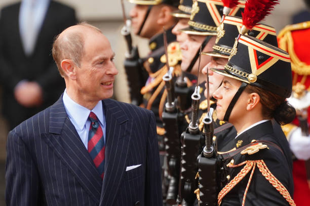 GBR: The Duke And Duchess of Edinburgh Attend 120th Anniversary Celebration Parade Of The Entente Cordiale