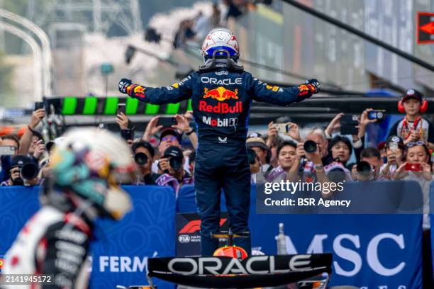 Max Verstappen, Red Bull Racing RB19 during the F1 Grand Prix of Japan at Suzuka International Racing Course on April 07, 2024 in Suzuka, Japan.