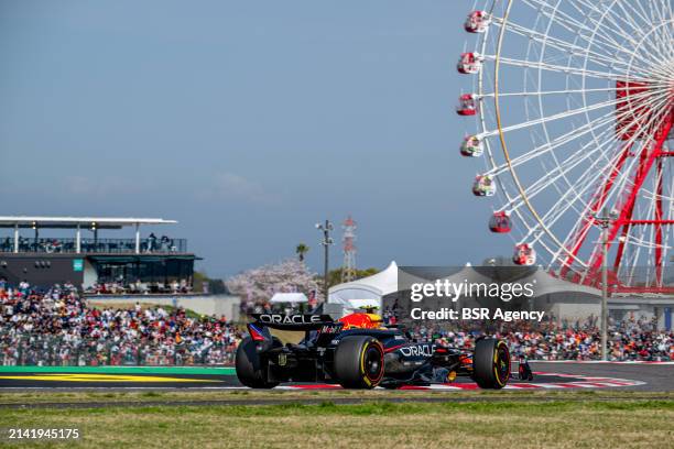 Max Verstappen, Red Bull Racing RB19 during the F1 Grand Prix of Japan at Suzuka International Racing Course on April 07, 2024 in Suzuka, Japan.