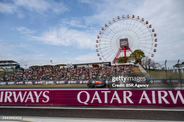 Max Verstappen, Red Bull Racing RB19 during the F1 Grand Prix of Japan at Suzuka International Racing Course on April 07, 2024 in Suzuka, Japan.