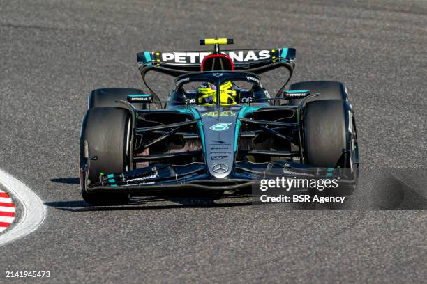 Lewis Hamilton, Mercedes F1 F1 W14 during the F1 Grand Prix of Japan at Suzuka International Racing Course on April 07, 2024 in Suzuka, Japan.