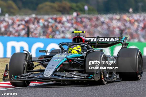 Lewis Hamilton, Mercedes F1 F1 W14 during the F1 Grand Prix of Japan at Suzuka International Racing Course on April 07, 2024 in Suzuka, Japan.