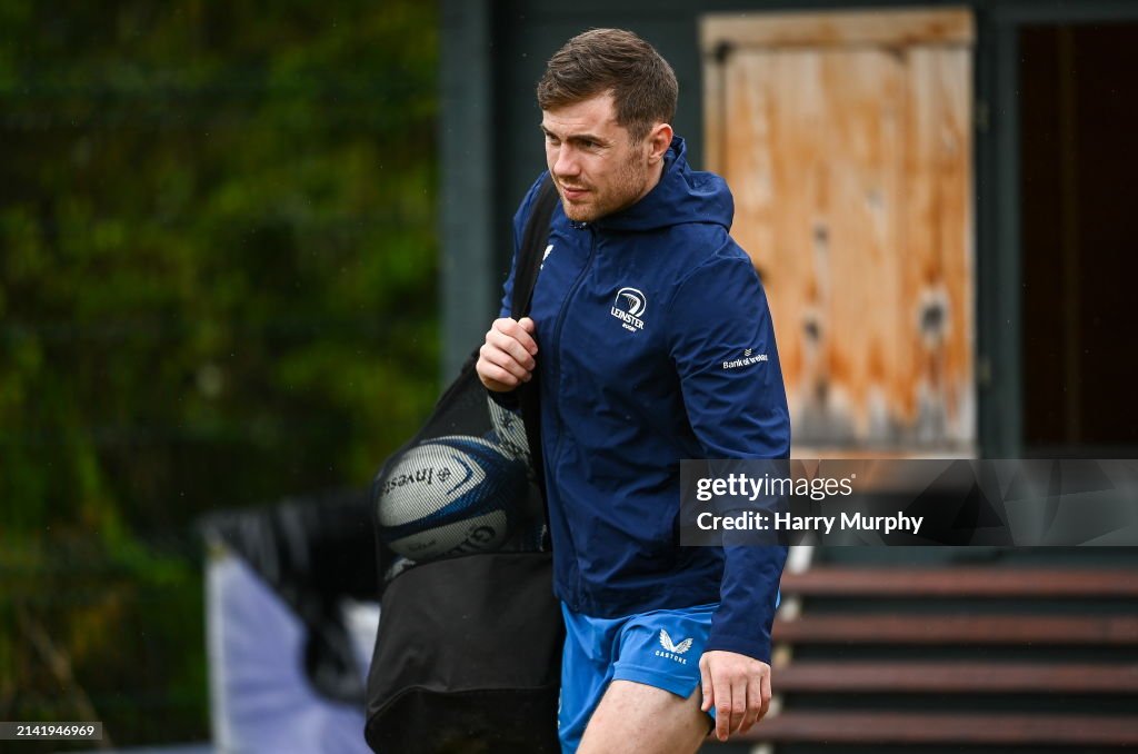 Luke Rigney Rugby Dublin , Ireland - 8 April 2024; Luke McGrath during a Leinster Rugby ...