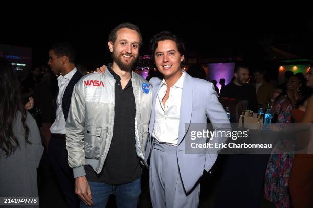 Director Christopher Winterbauer and Cole Sprouse see at HBO Max MOONSHOT Under The Stars Special Screening, Los Angeles, CA, USA - 23 March 2022