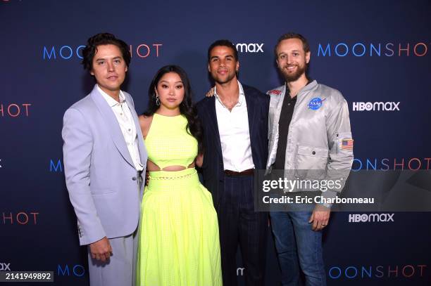 Cole Sprouse, Lana Condor, Mason Gooding and Director Christopher Winterbauer see at HBO Max MOONSHOT Under The Stars Special Screening, Los Angeles,...