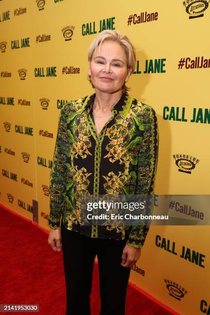 Sue Dunlap, President and CEO of Planned Parenthood LA see at Los Angeles Premiere of Roadside Attractions CALL JANE, Skirball Center, Los Angeles,...