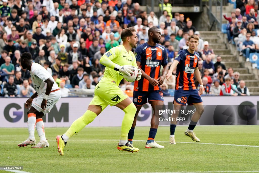 Montpellier Herault SC v FC Lorient - Ligue 1 Uber Eats 2023/2024